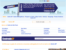 Tablet Screenshot of centrodesp.com.br